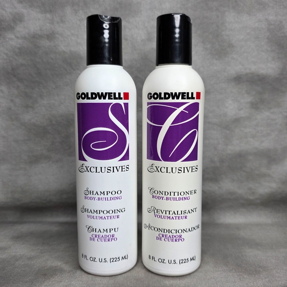Goldwell Exclusives Body Building Shampoo & Conditioner‎ Set 8 oz